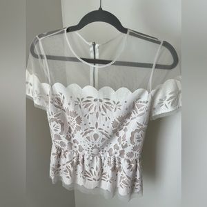 BCBGMAXAZRIA White Top size XS